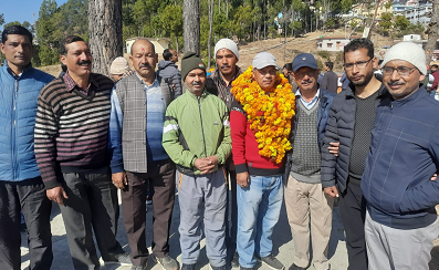 नव नियुक्त मंडल अध्यक्ष प्रेम लटवाल का जोरदार स्वागत