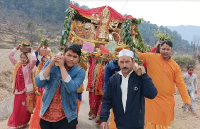 सिलानी में भगवती माता की मूर्ति स्थापना कार्यक्रम की धूम, तीन दिवसीय भजन-कीर्तन व भंडारा आयोजन