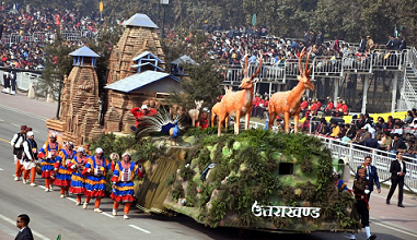 गणतंत्र दिवस परेड में उत्तराखण्ड की झांकी को पहला स्थान, इस कारण झांकी रही नम्बर 1