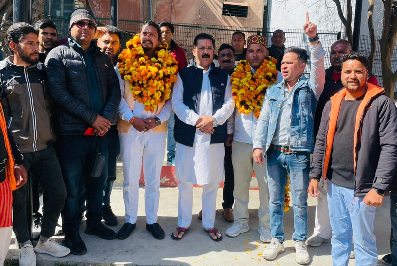 नव नियुक्ति युवा और अनुसूचित मोर्चा जिलाध्यक्षों का हुआ स्वागत