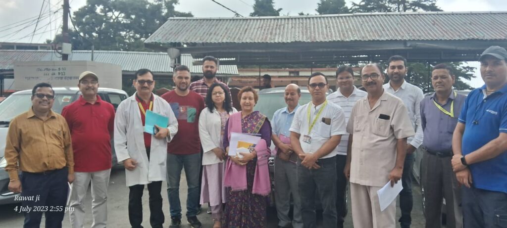 गोविन्द सिंह माहरा राजकीय चिकित्सालय रानीखेत मे संचालक मंडल की मीटिंग सम्पन्न